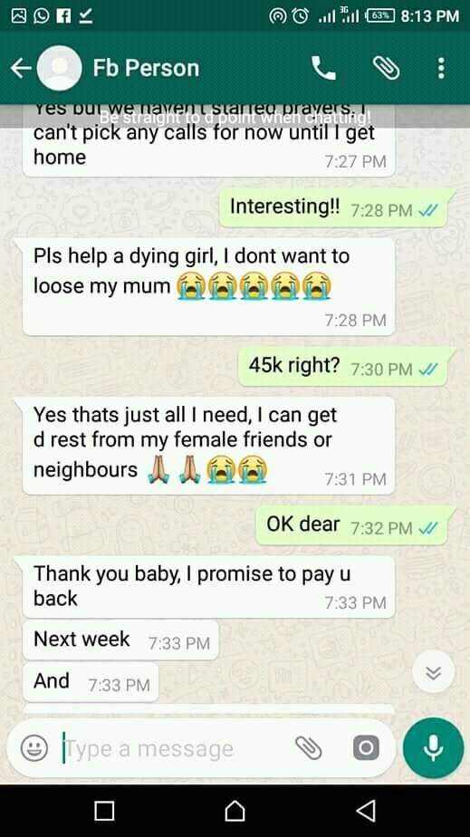 Hilarious Whatsapp conversation between a Nigerian developer and a scammer