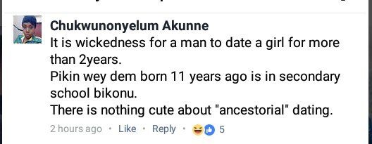 'It's Wickedness To Date A Lady For More Than 2 Years Without Marrying Her' - Nigerian Lady Says.