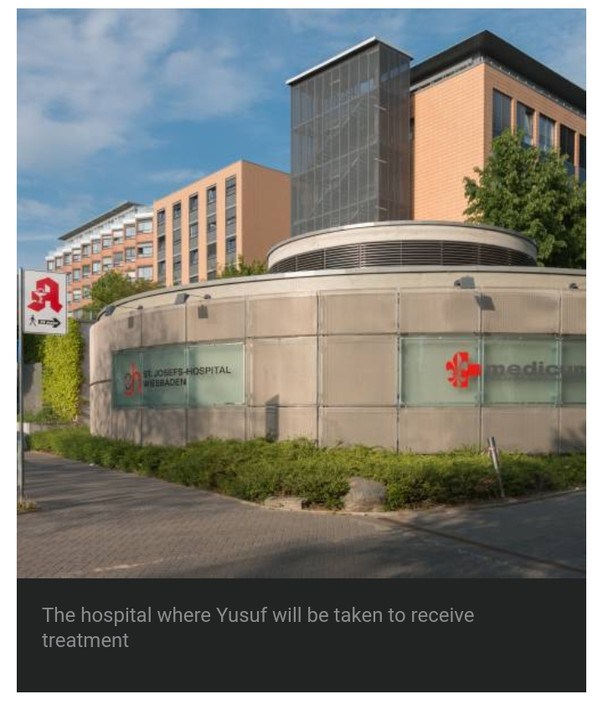 Photo of the German Hospital where Yusuf Buhari will be transferred to over brain injury