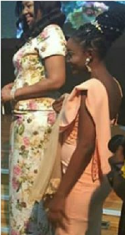 Singer, Simi's mother remarries, as she plays the chief bridesmaid role to her mom