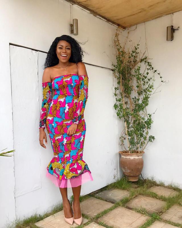 Yvonne Nelson back on movie set after giving birth