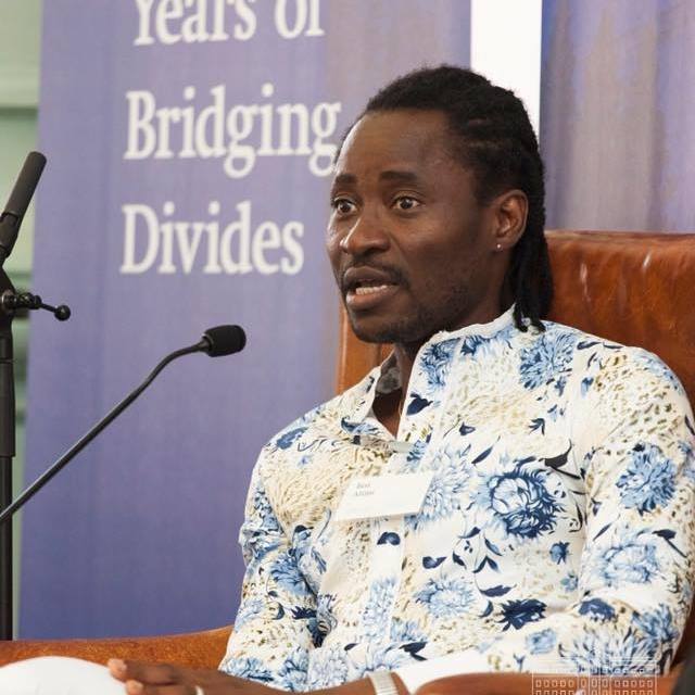 "It was through dressing up as a woman I learnt how to be a man" - Bisi Alimi says.