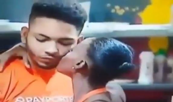 Curve of the year: Khloe tried to Kiss K. Brule, But he curved it (video) #BBNaija