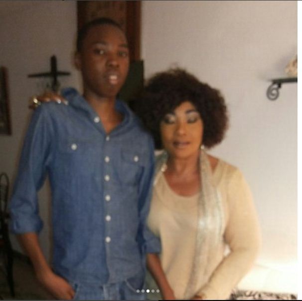 Actress Eucharia Anunobi shares photos from her son's 16th posthumous birthday