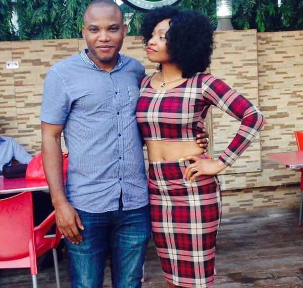 Nnamdi Kanu and his wife spotted by security agents in Ghana