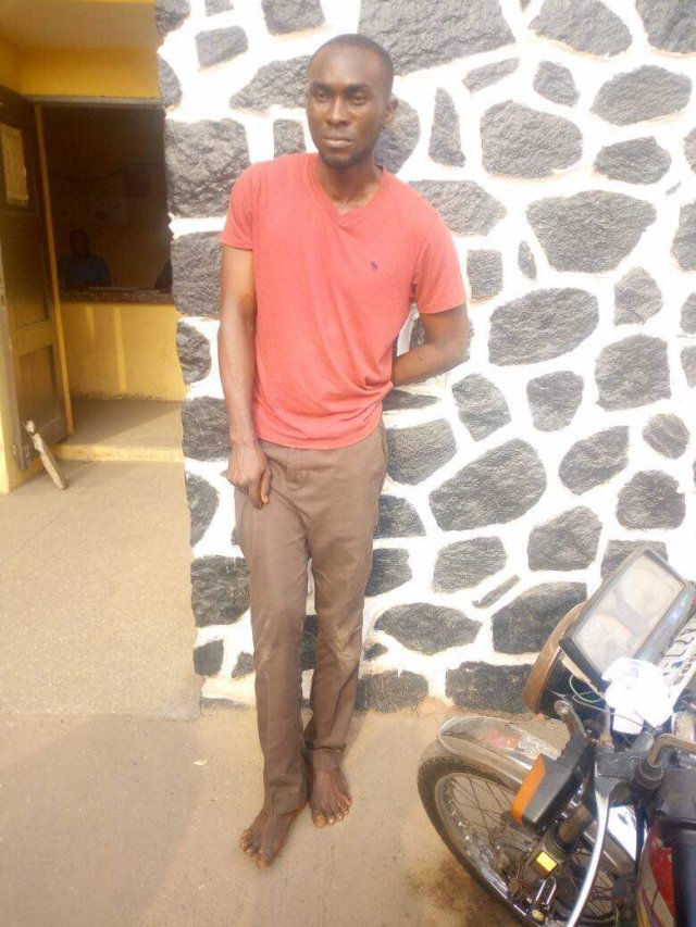 Alleged serial rapist who beat up Unilag girls before raping them, caught yesterday, in the school