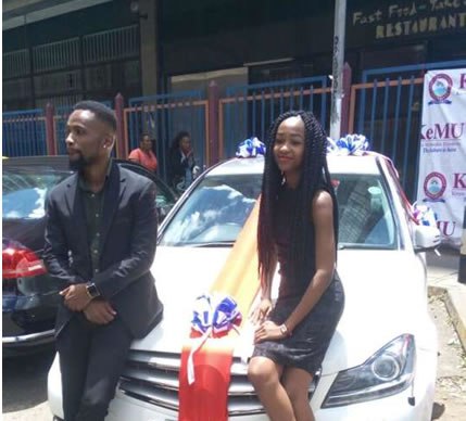 20-year-old lady takes loan from her dad to buy her boyfriend a brand new Mercedes for Vals.
