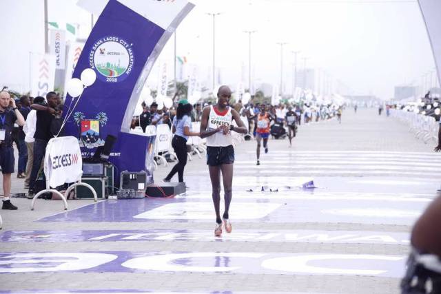 BREAKING: Kenyan Athlete, Kiprotich Wins Lagos City Marathon.