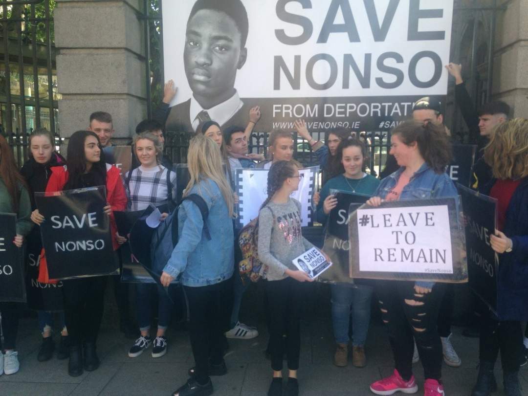 More photos of the protest that stopped the Nigerian Boy from getting deported from Ireland