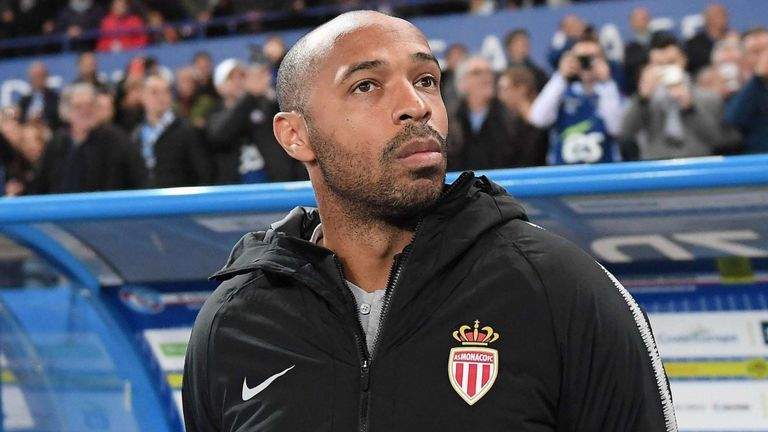 Thierry Henry loses first match as Monaco coach