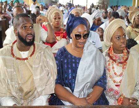 Photos from the burial of Chief Ope Bademosi who was murdered by his cook