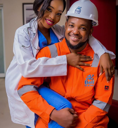 Beautiful pre-wedding photos of an engineer and his doctor bride-to-be