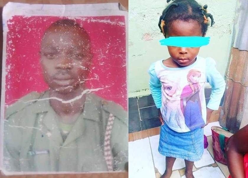 Dismissed soldier allegedly rapes 3-year-old girl, beats, threatens her mom