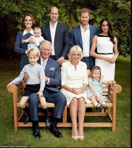 Prince Charles pictured with his entire dynasty as he celebrates his 70th birthday