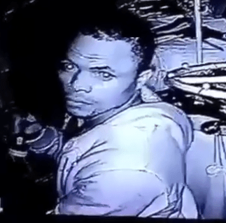 Video: Moment an unidentified man was caught on CCTV stealing from a boutique in Lagos