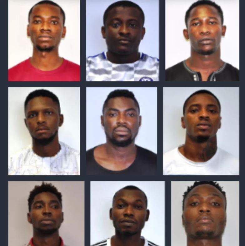 EFCC arrests 9 yahoo boys in Abuja