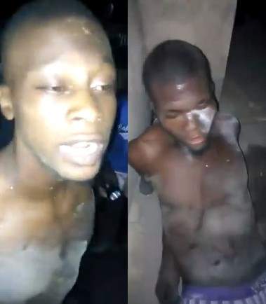 Two young boys nabbed with body of a woman they had just murdered for rituals after meeting her on Facebook (graphic video)