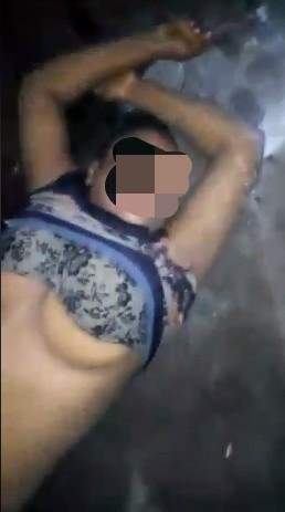 Two young boys nabbed with body of a woman they had just murdered for rituals after meeting her on Facebook (graphic video)