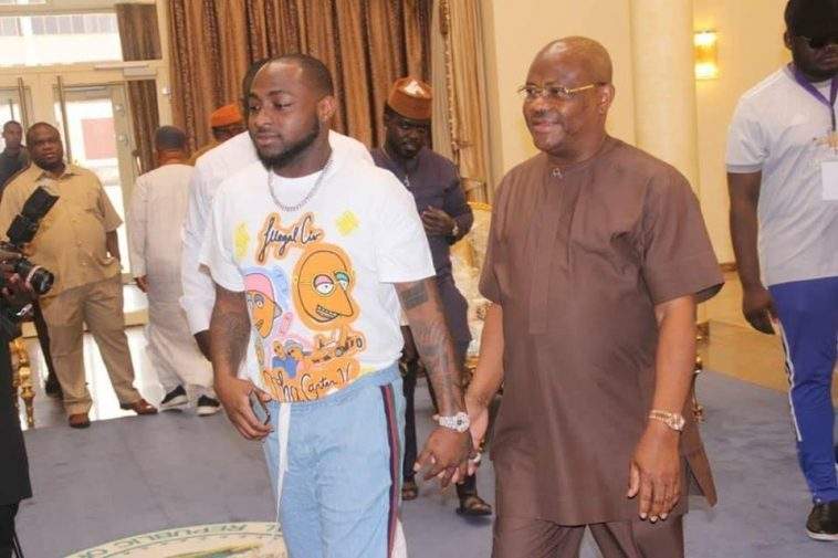 Davido meets Governor Wike at Rivers Government House