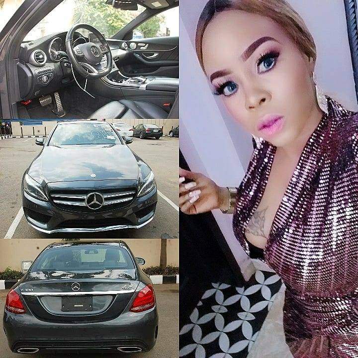 Actress Yetunde Aderibigbe acquires a Benz for herself for the new month
