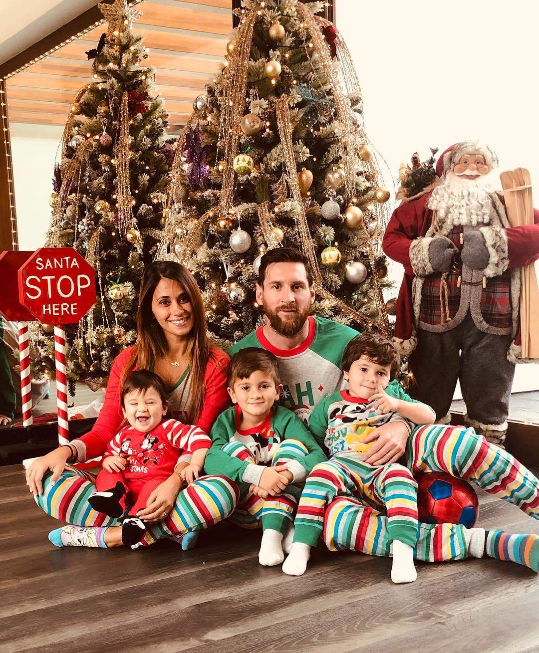 Lionel Messi's wife shares lovely family photo as they celebrate Christmas