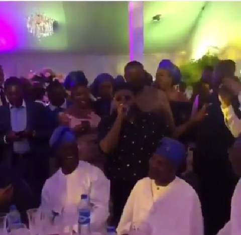 Aliko Dangote laughs after Teni changes her name to 'Teni Dangote' at a function (Video)