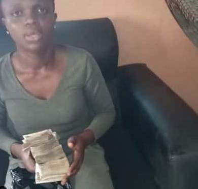 Nigerian lady returns N250k extra money paid to her in bank (Video)