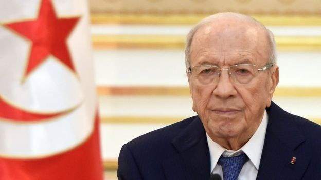 'I will not seek re-election' - Tunisia's 92-year-old president, Beji Caid Essebsi