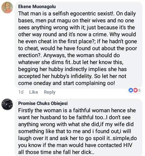 Man threatens to divorce his wife because she did charms to make him lose erection with other women except her