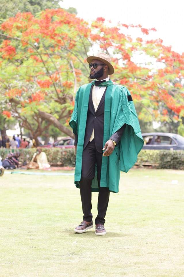 Nigerian man reminisce writing JAMB 8 times as he graduates with 2nd Class Upper