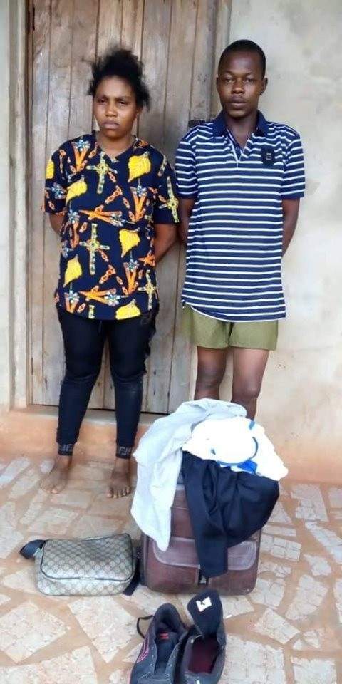 Police arrest lady who lured man she met on Facebook and arranged for him to be robbed in Imo (Photo)