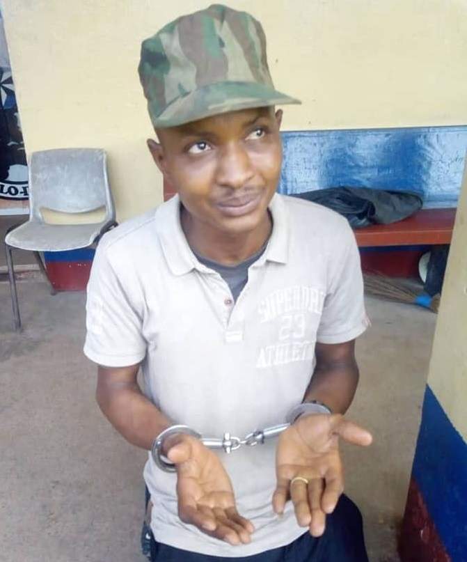 Fake soldier who assaulted Baba Fryo has been arrested