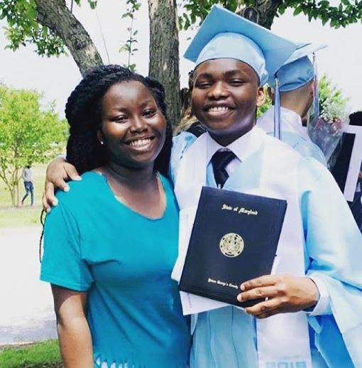 Nollywood actor Soji Omobanke's son graduates from college in Maryland, USA (Photos)