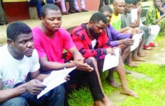 Pastor, undergraduate, others arrested for rape and cultism in Cross River State (Photo)