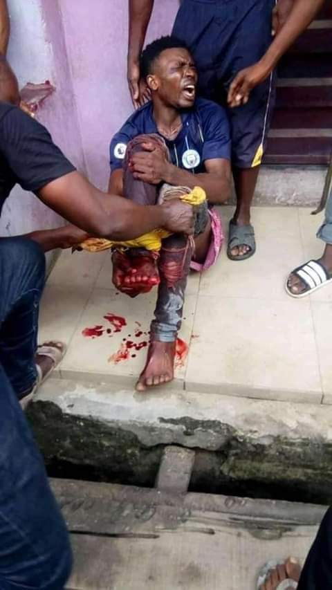 SARS reportedly kill one, multiple injured during burial procession of young man shot dead by security operatives in Rivers state (Photos)