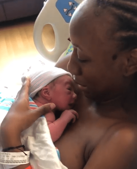 Dancer, Korra Obidi shares new photos of her new born baby girl