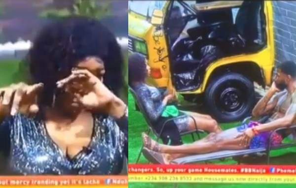 #BBNaija 2019: Moment Tacha broke down in tears while apologizing to Mike and promising to become a better person (Video)