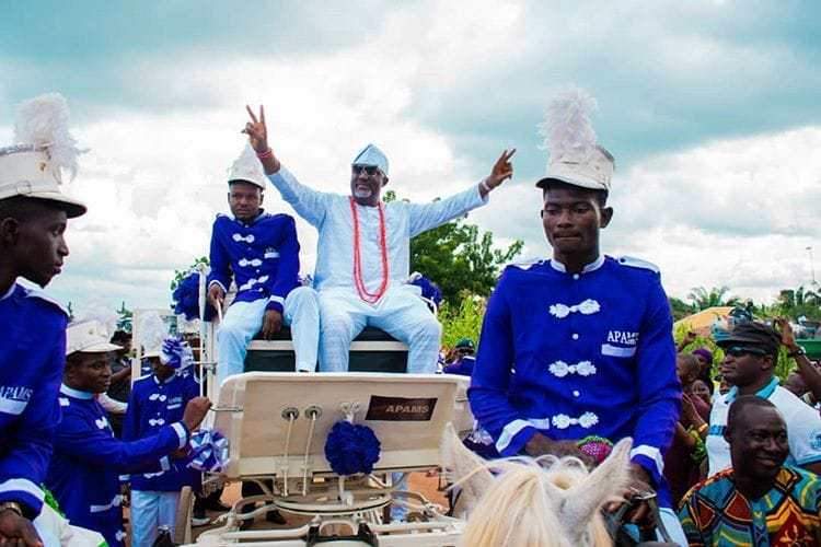 Senator Dino Melaye buries mother in grand style (Photos)