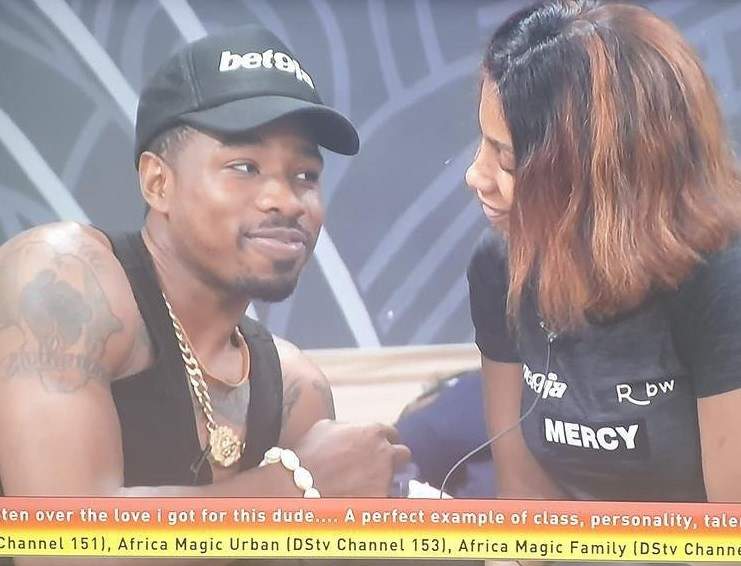 #BBNaija: Ike tells Mercy he wants to marry her (video)