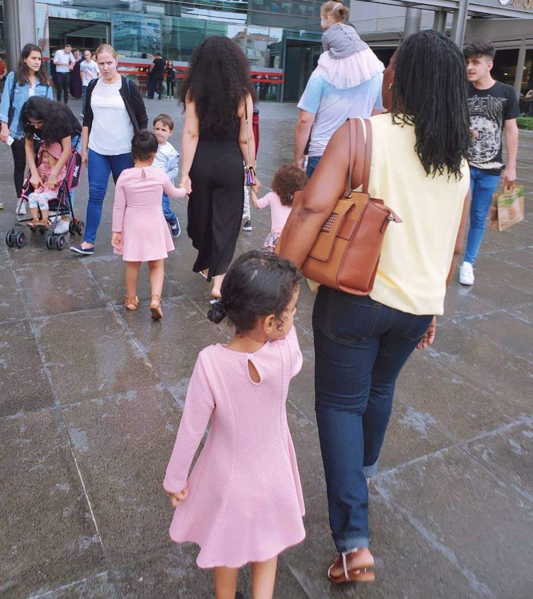 Nadia Buari shares rare photos of herself and family enjoying a stroll
