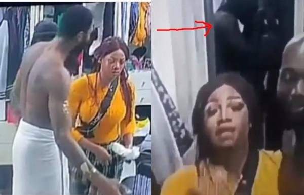 #BBNaija: Tacha assaults Mike for getting tipsy, Gedoni and Khafi continue kissing amidst fight (video)