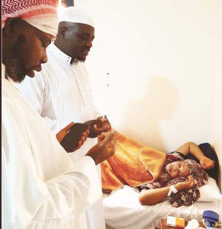 Nollywood actress, Kemi Afolabi hospitalised during hajj in Saudi Arabia (Photo)