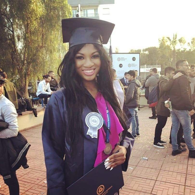 Omotola Jalade-Ekeinde's first daughter, Princess bags degree from Cyprus University