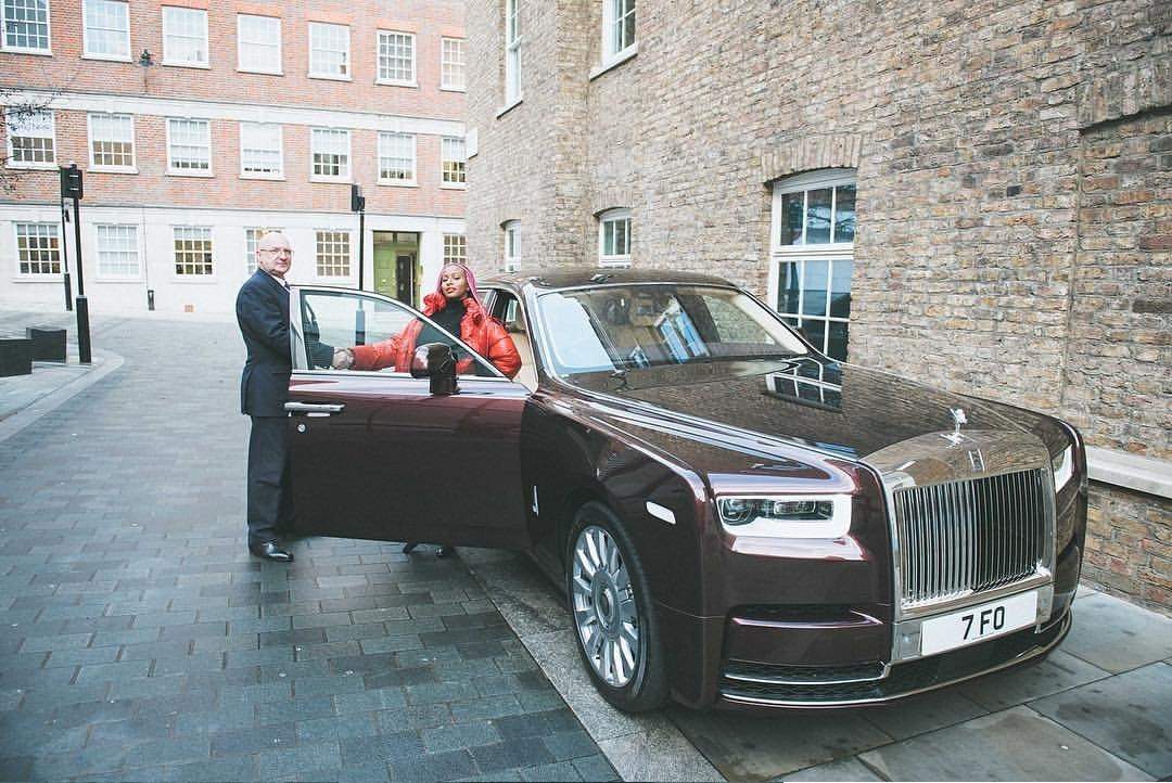 DJ Cuppy acquires Rolls Royce phantom (photos)