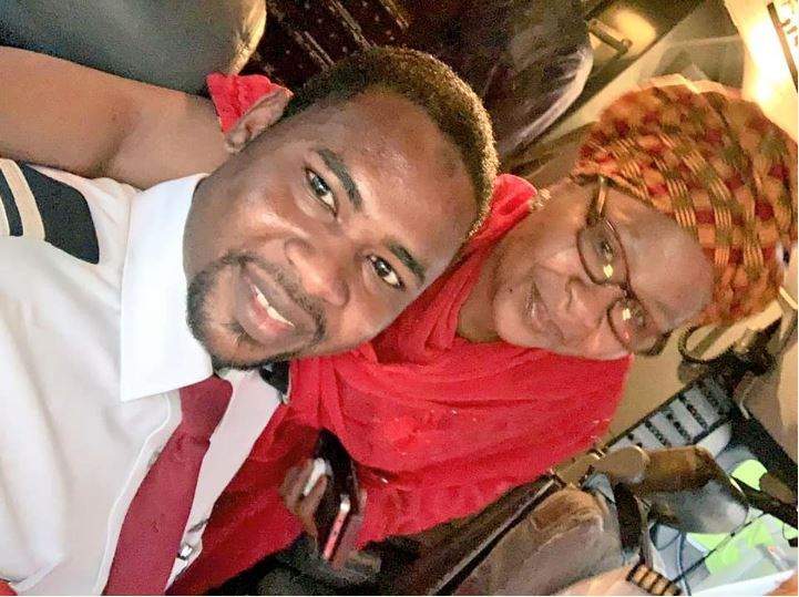 Nigerian Mum Excited After She Recognized Her Son's Voice From The Cockpit Of The Plane She Boarded And Realized He Is The Pilot