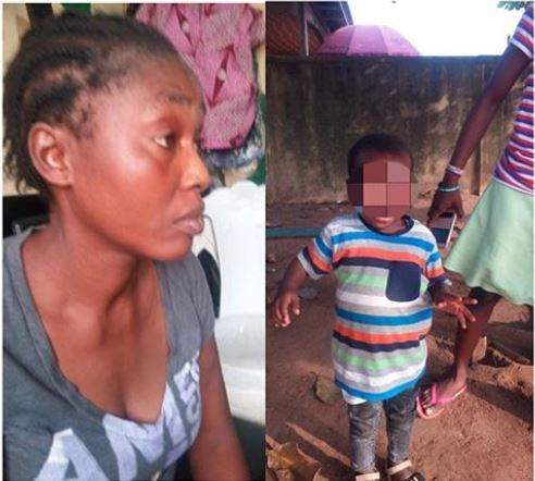 Woman arrested for allegedly stealing and selling a 2-year-old boy to a pastor in Edo State