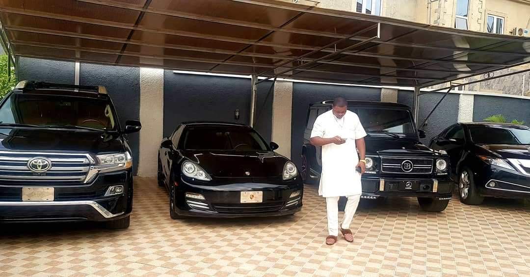 Nigerian big boy, Escoba Smith shows off his fleet of expensive cars (Photo)