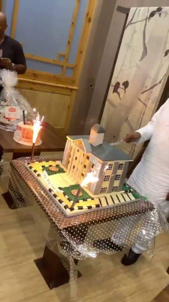 Photos from Davido's dad's birthday dinner party