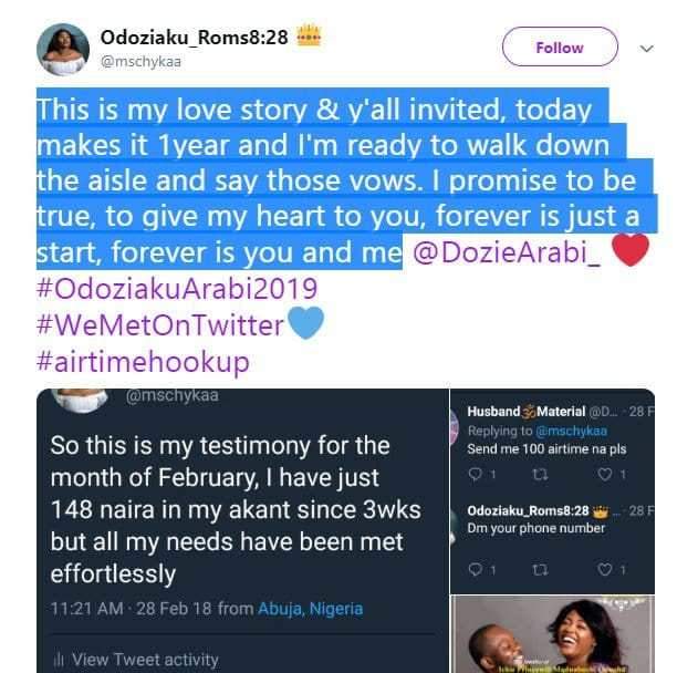 Nigerian lady set to marry man who asked her for N100 airtime after she declared her account balance of N148