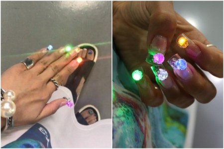 See The New Fashion Trend LED Disco Nails That Glow And Show Lights (Photos)